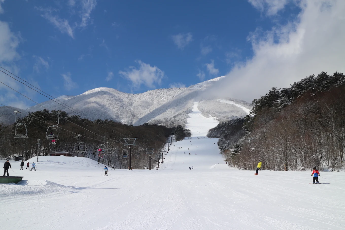 Iizuna Ski Resort in Winter